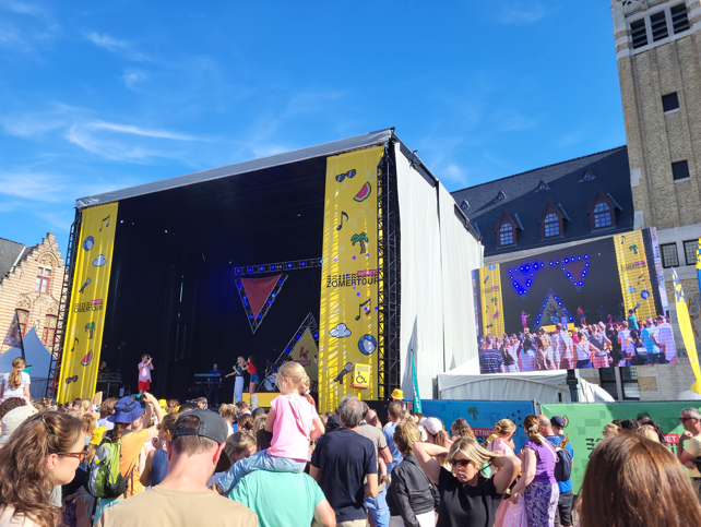 LED-scherm voor Ketnet Zomertour