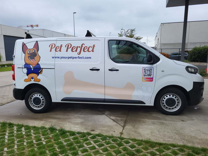 Belettering camionette Pet Perfect